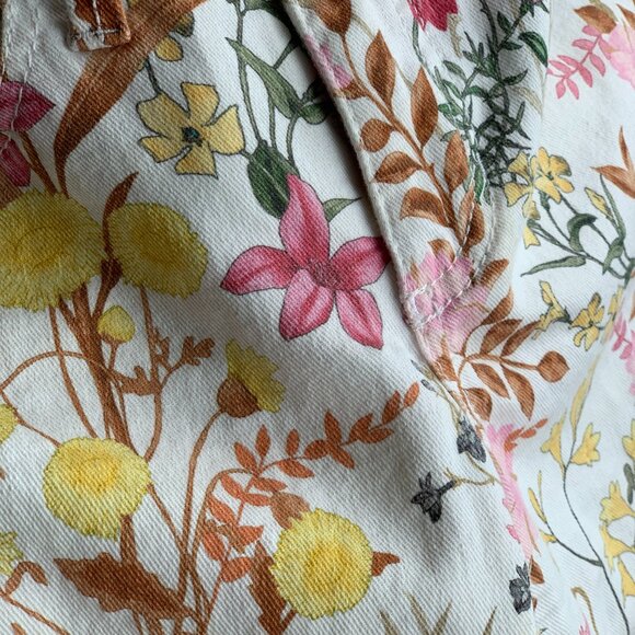 Cambio Floral Print Zippered Ankle Pants, Perfect For Spring/Summer - Size US 2 - Picture 8 of 11